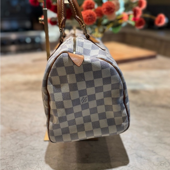 Louis Vuitton Damier Azur Canvas Speedy 30 COA included - Picture 10 of 12